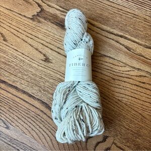 Camellia Fiber Co DK Yarn Merino Wool Donegal Nep Tweed Cream Neutral Knitting